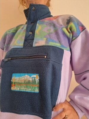 fleece top-blouse