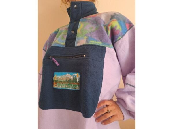 vintage unisex fleece top-blouse - Image 3