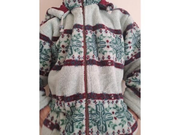 vintage unisex Fleece heavy jacket - Image 3
