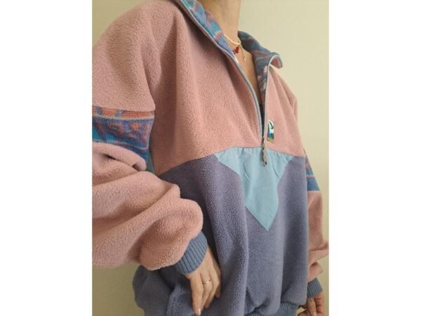 vintage unisex fleece top-blouse - Image 3