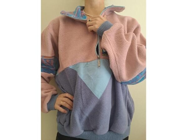 vintage unisex fleece top-blouse - Image 2