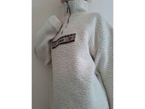 vintage unisex fleece heavy top-blouse - Image 3