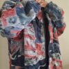 90's unisex patterned jacket