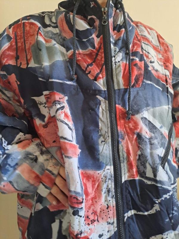vintage 90's unisex patterned  jacket - Image 4