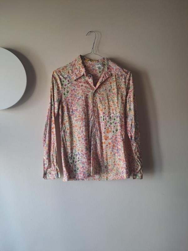 vintage Cacharel floral cottton shirt - Image 2