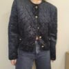 90's vintage black kapitonne jacket