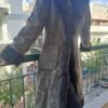 vintage genuine afgan coat olive-grey