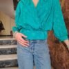 90's vintage green shirt
