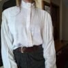 vintage white shirt with wide sleeves