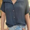 vintage blue polka dot shirt