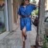 vintage denim shirt dress