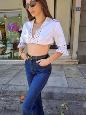 vintage white tyrolean top(9)