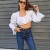 vintage white tyrolean top(6)