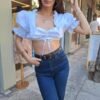 vintage white tyrolean top(4)