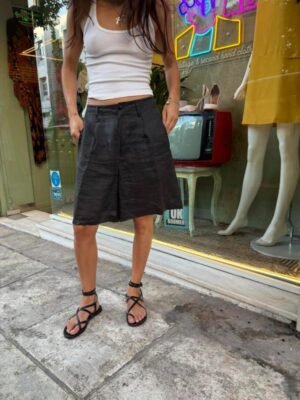 vintage off black bermuda shorts