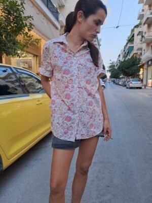 vintage cotton floral shirt