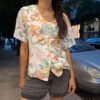 vintage cotton floral shirt