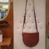 vintage leather light brown half moon/shoulder bag