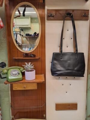 vintage black shoulder bag