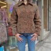 vintage woven light brown jacket