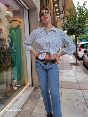 Alternative view of vintage floral shirt