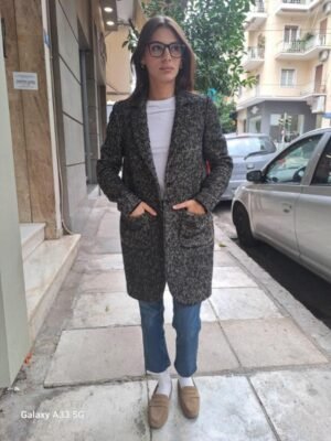 vintage Liu Jo long tweed coat