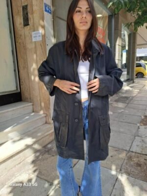 vintage Burberry off black utility jacket