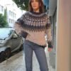 vintage nordic mohair sweater