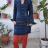 vintage y2k denim mini dress