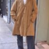 vintage golden yellow trench coat with lining