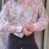 vintage Sisley pastel floral shirt
