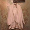 vintage cream oversized cape coat