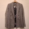 vintage Guess black & white check pattern blazer
