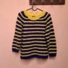 vintage hand knitted stripped sweater