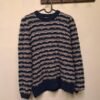 vintage stripped knitted sweater