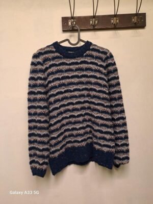 vintage stripped knitted sweater