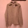 vintage mint hand knitted wool sweater