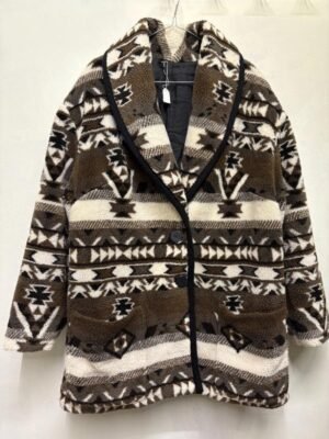 vintage unisex fleece coat