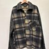 vintage unisex plaid fleece shirt