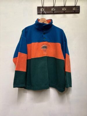 vintage unisex fleece sweater(blue,green,orange)