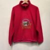 vintage unisex pink fleece sweater