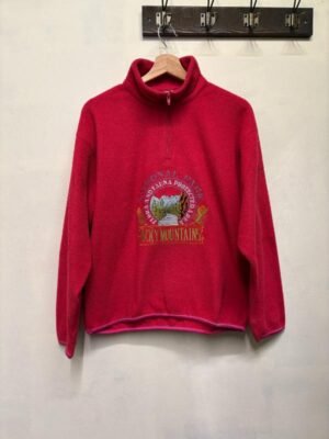 vintage unisex pink fleece sweater