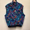 vintage unisex multicolor fleece vest