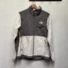 vintage unisex North Face white fleece jacket