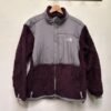 vintage unisex North Face fleece jacket(aubergine,grey)