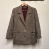 vintage Harris Tweed wool plaid blazer