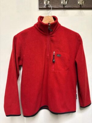 Alternative view of vintage unisex Asics red fleece sweater