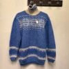 vintage nordic wool hand knitted ciel high neck sweater