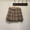 vintage Burberry style mini skirt