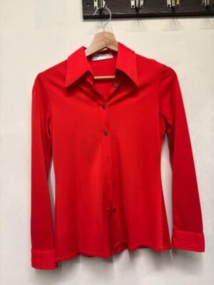 Alternative view of 70's vintage red shirt